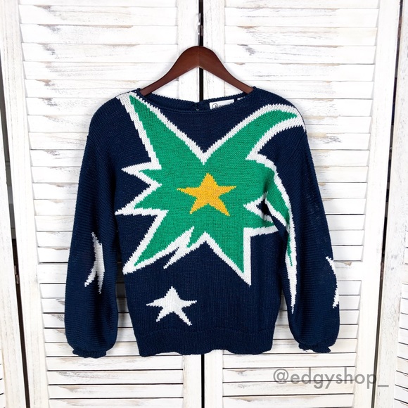 Alexandria | Vintage Starburst Ugly Sweater - Picture 4 of 7